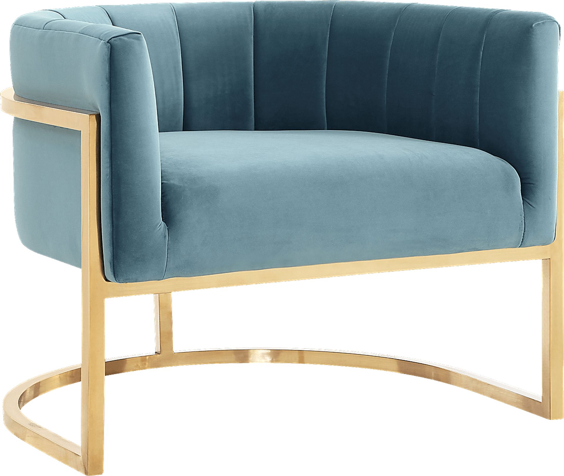 Arietta Blue Accent Chair - Image 1