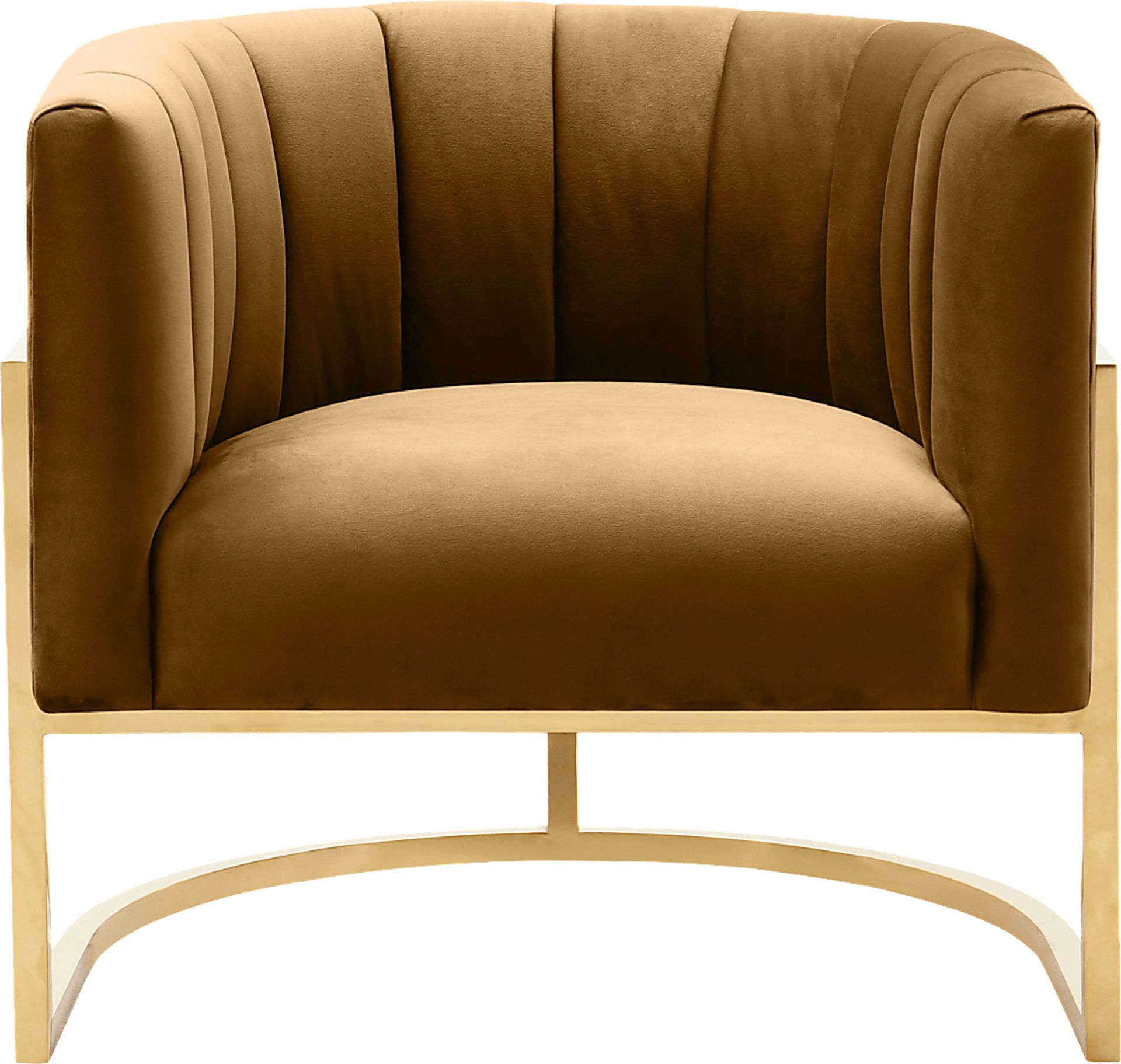 Arietta Cognac Accent Chair - Image 2