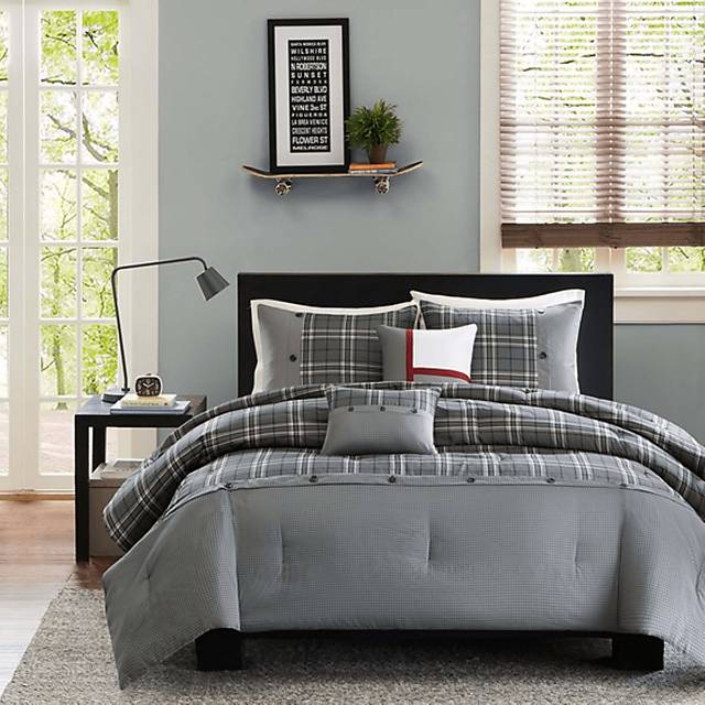 Kids Arigo Gray Full Comforter Set - Thumbnail - Image 2
