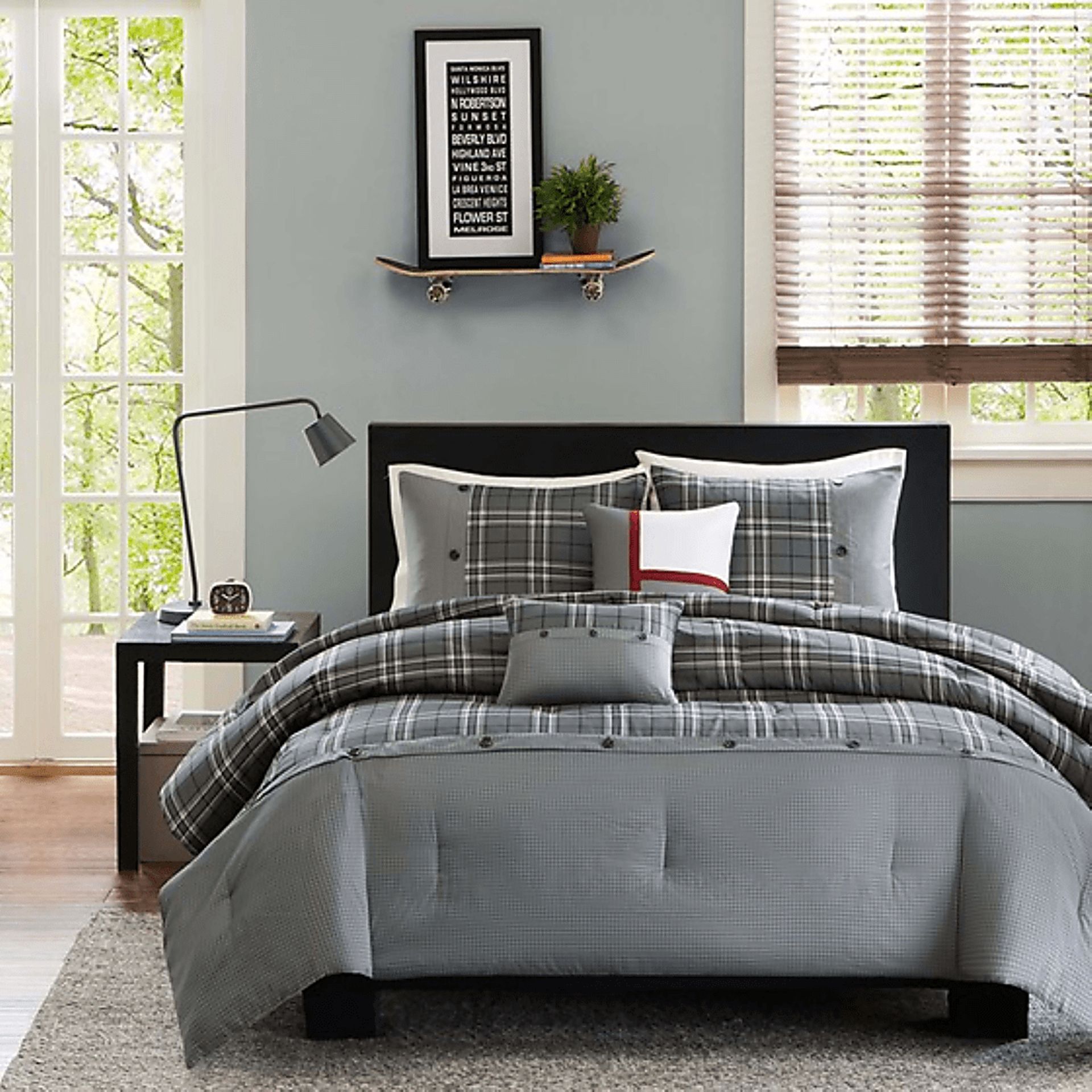 Kids Arigo Gray Full Comforter Set - Image 2