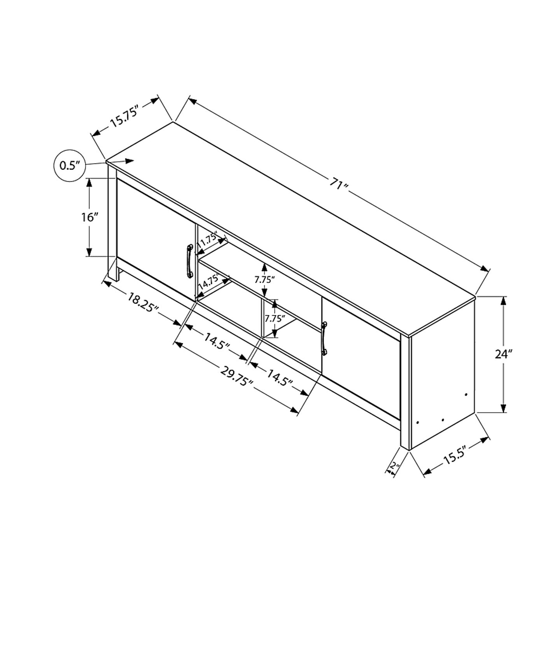 Ariki Gray 72 in. Console - Image 3