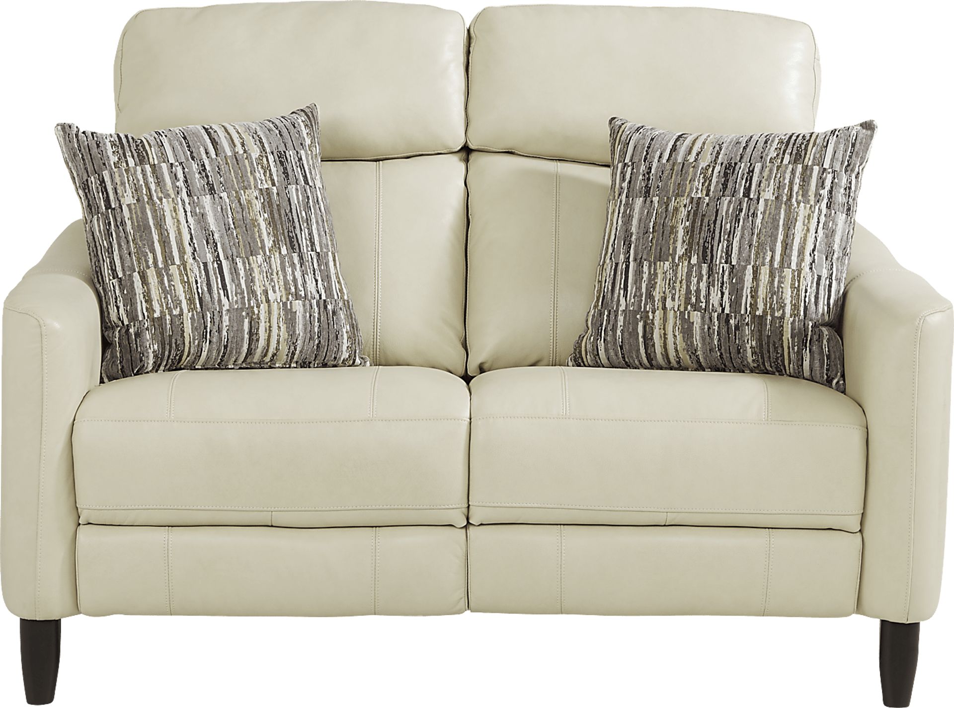 Arilio Beige Leather 3 Pc Living Room with Dual Power Reclining Sofa - Image 4