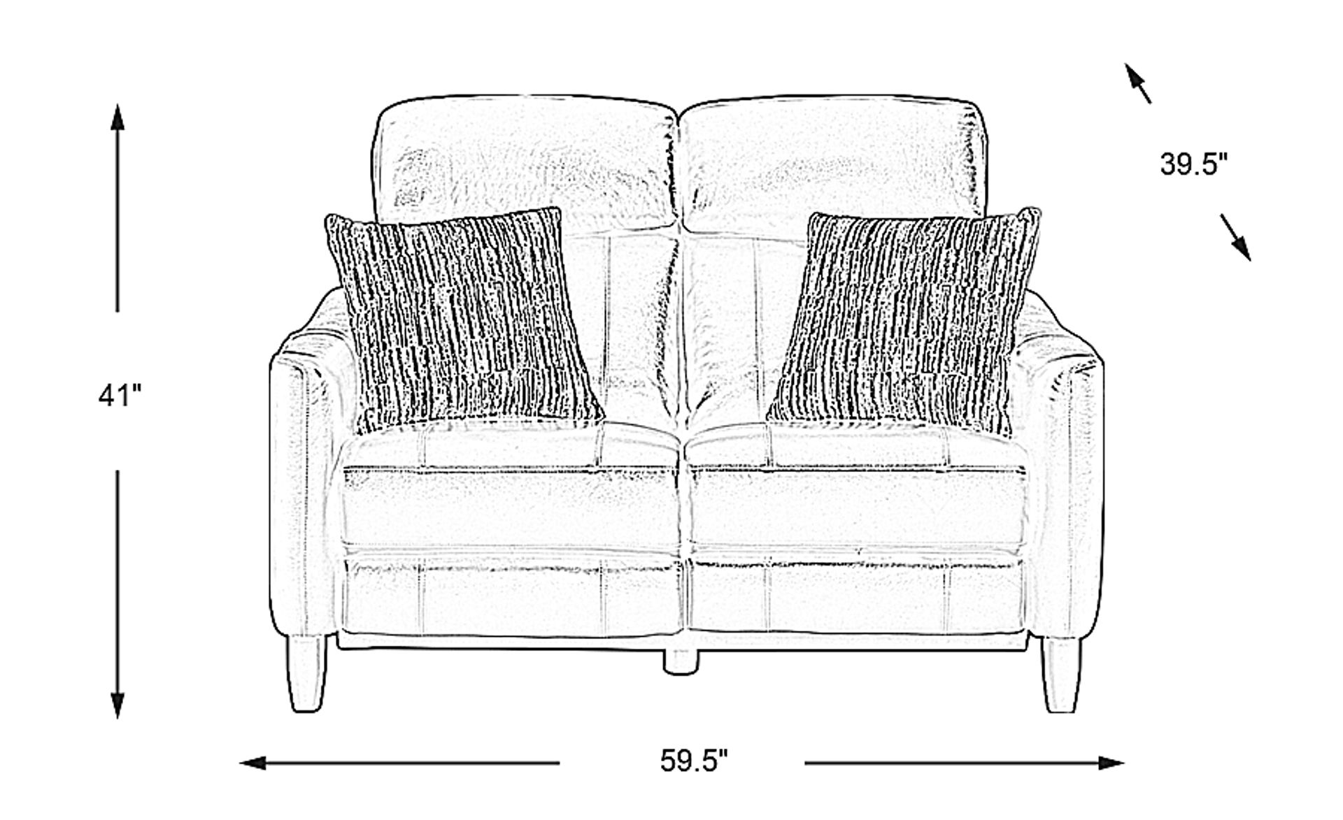 Dimension Image. Please refer to the Dimension Tab on this page for dimension details.
