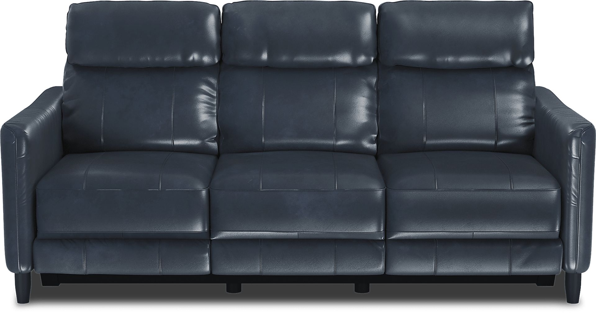 Arilio 2 Pc Navy Blue Leather Dual Power Reclining Living Arilio 2 Pc Navy Blue Leather Dual Power Reclining Living