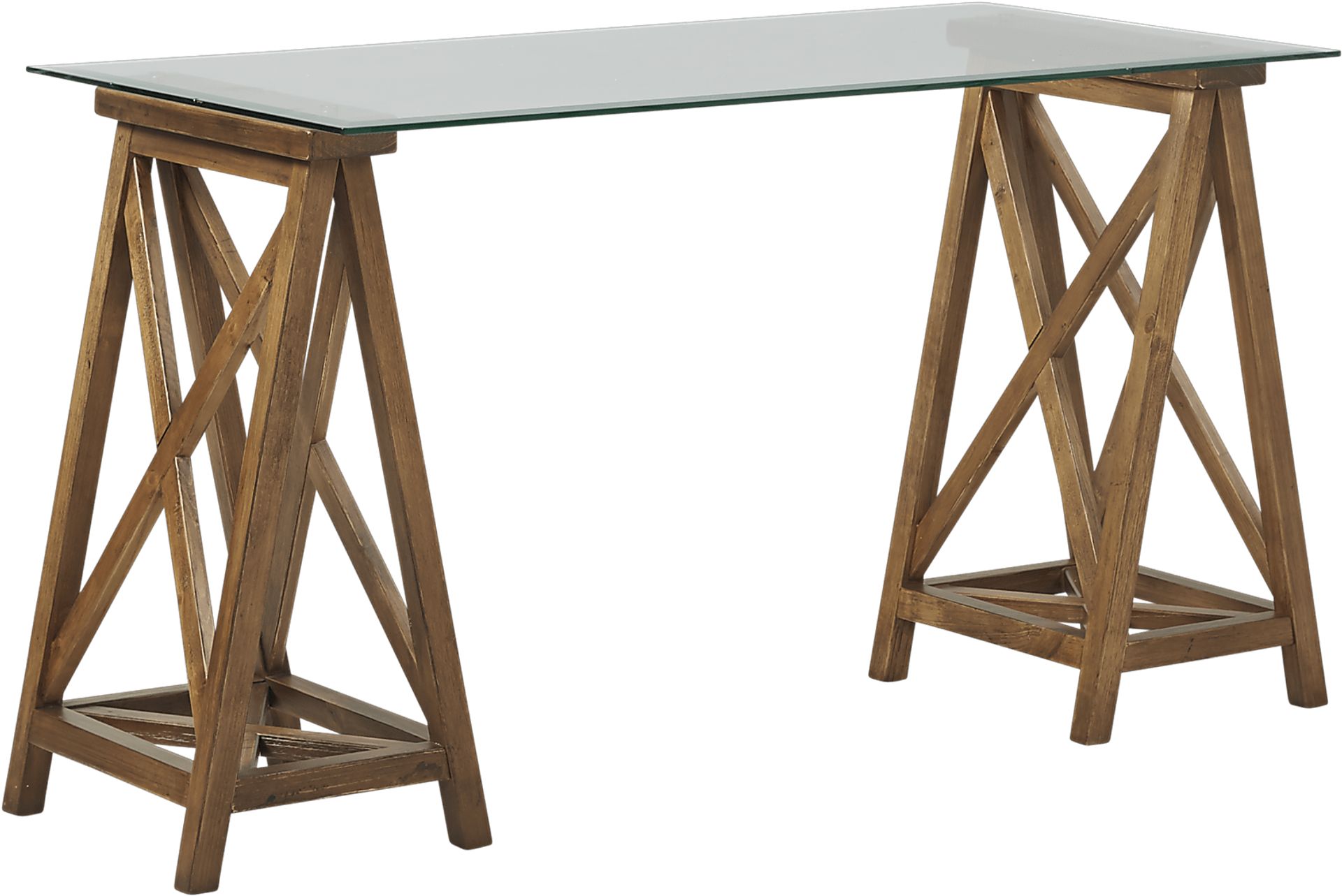Arina Brown Desk - Image 1