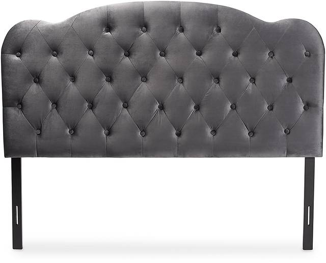 Aristocrate Gray Full Upholstered Headboard - Thumbnail - Image 3