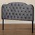 Aristocrate Gray Full Upholstered Headboard