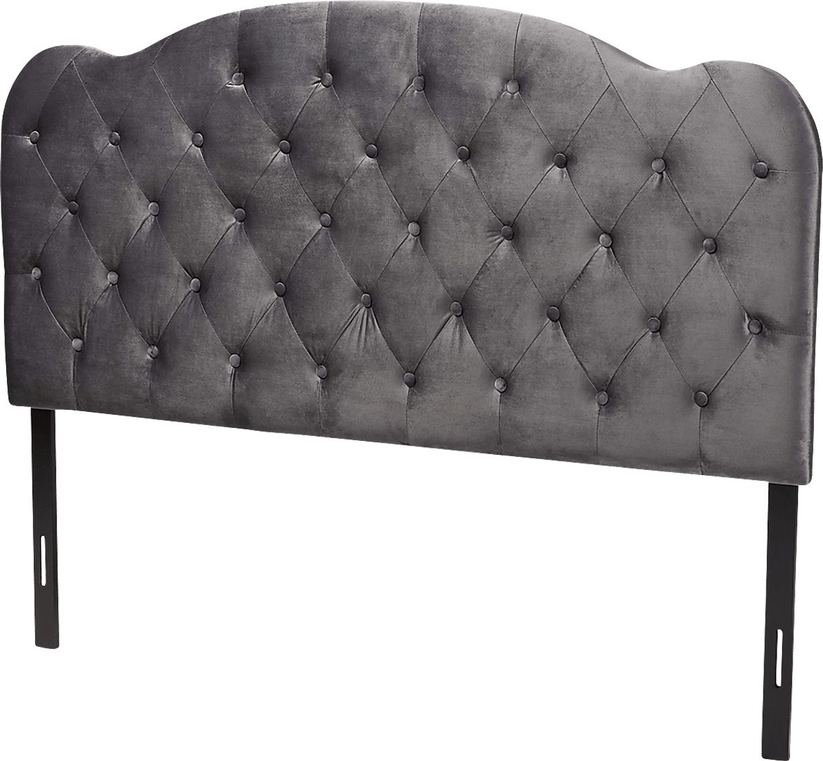 Aristocrate Gray Full Upholstered Headboard