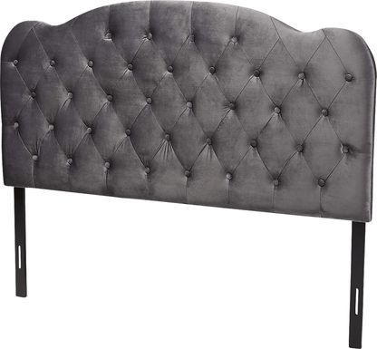 Aristocrate Gray King Upholstered Headboard