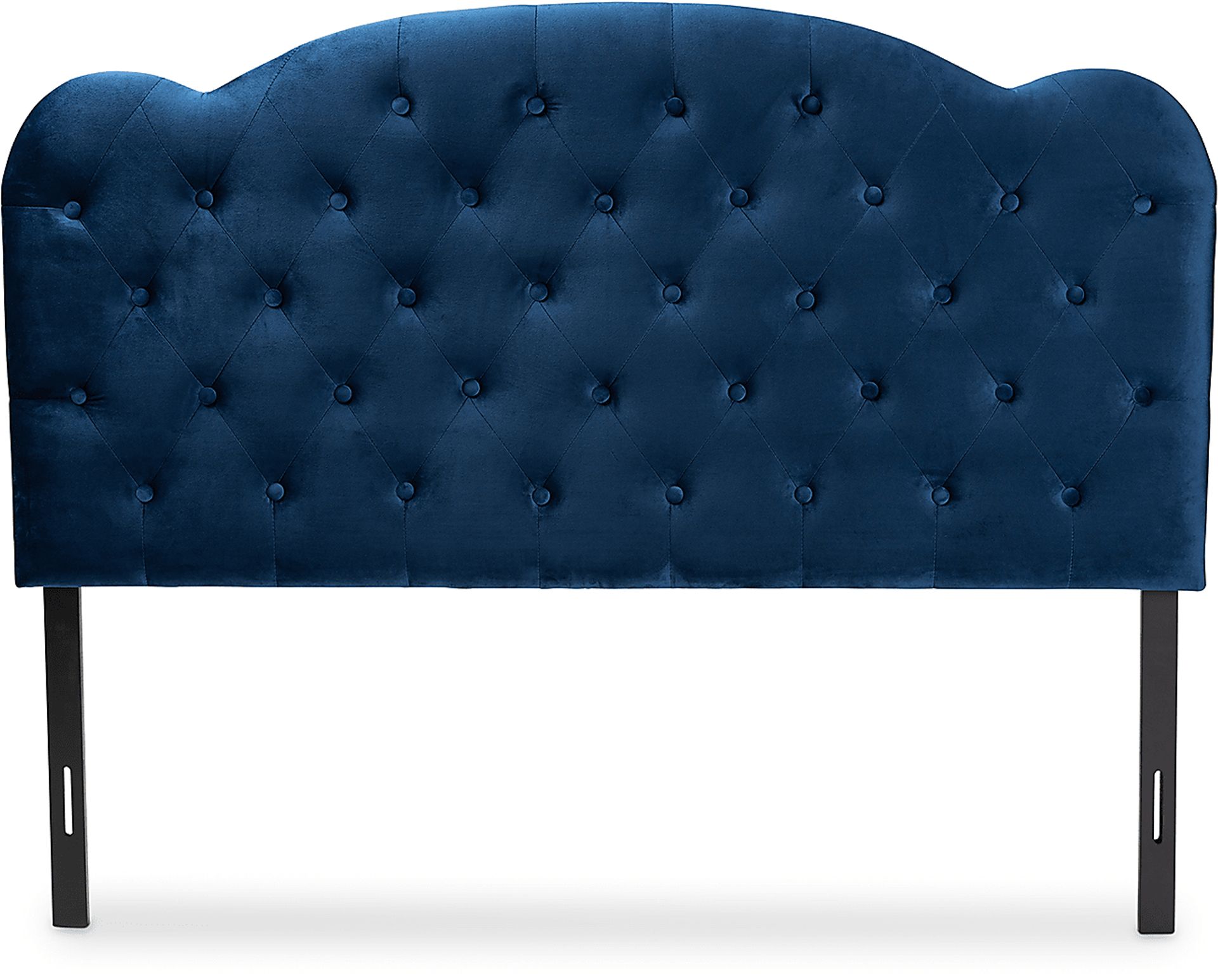 Aristocrate Navy Blue Full Upholstered Headboard - Image 3