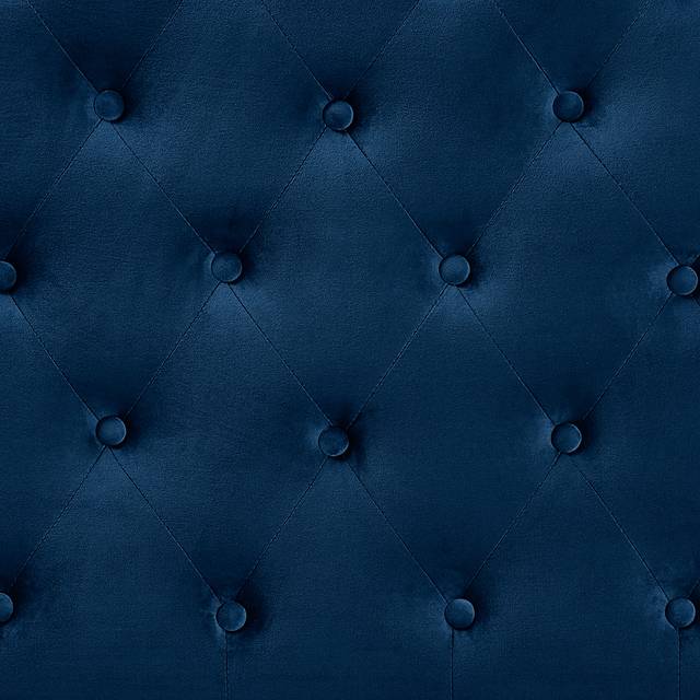 Aristocrate Navy Blue King Upholstered Headboard - Thumbnail - Image 4