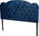 Aristocrate Navy Blue King Upholstered Headboard