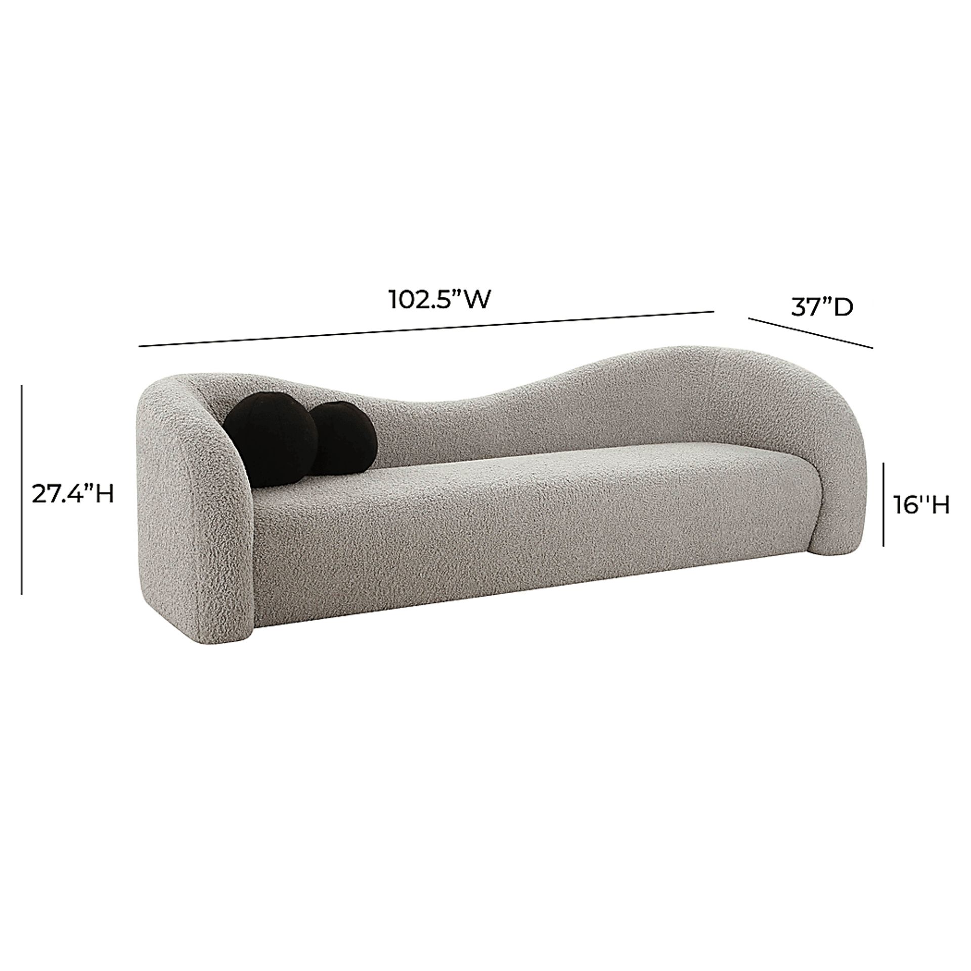Arkney Gray Sofa - Image 6