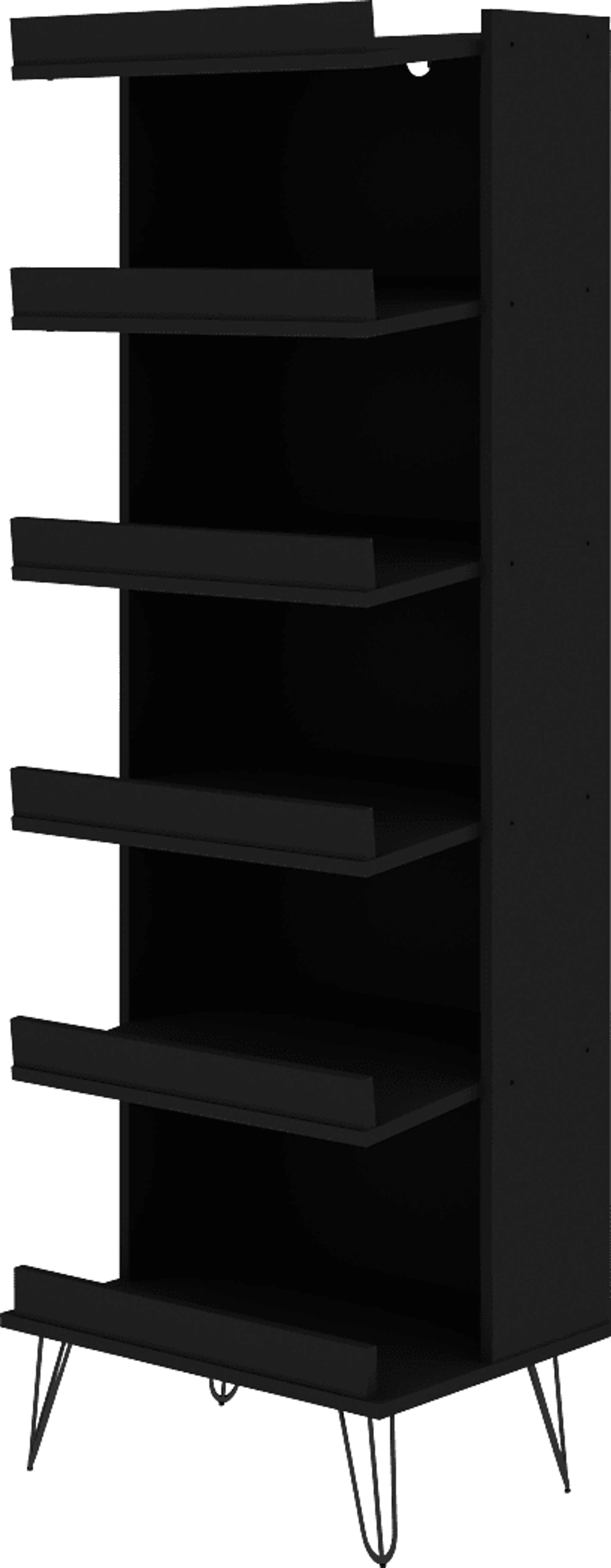 Arkose Black 2 Pc Shoe Rack - Image 3