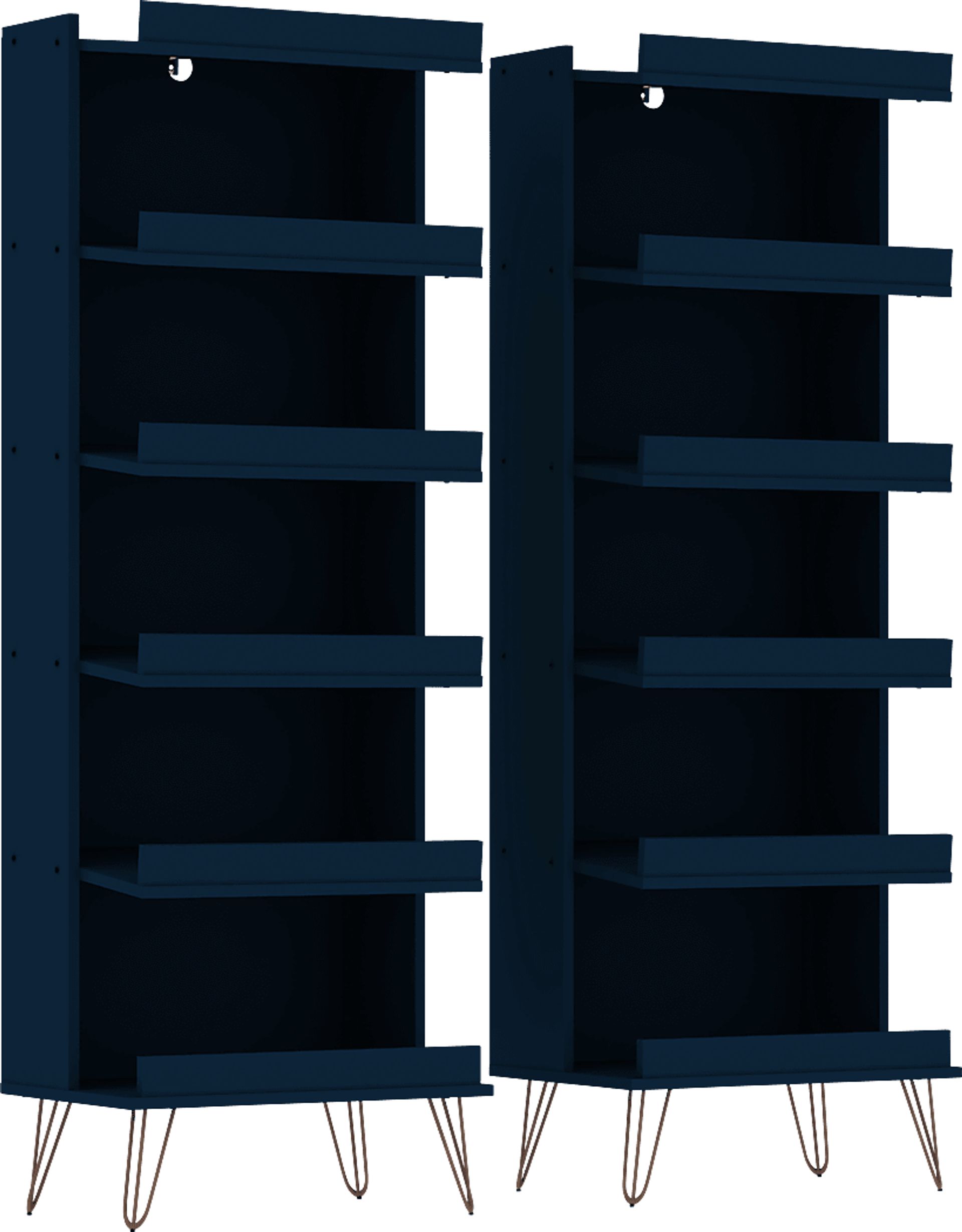 Arkose Blue 2 Pc Shoe Rack - Image 1
