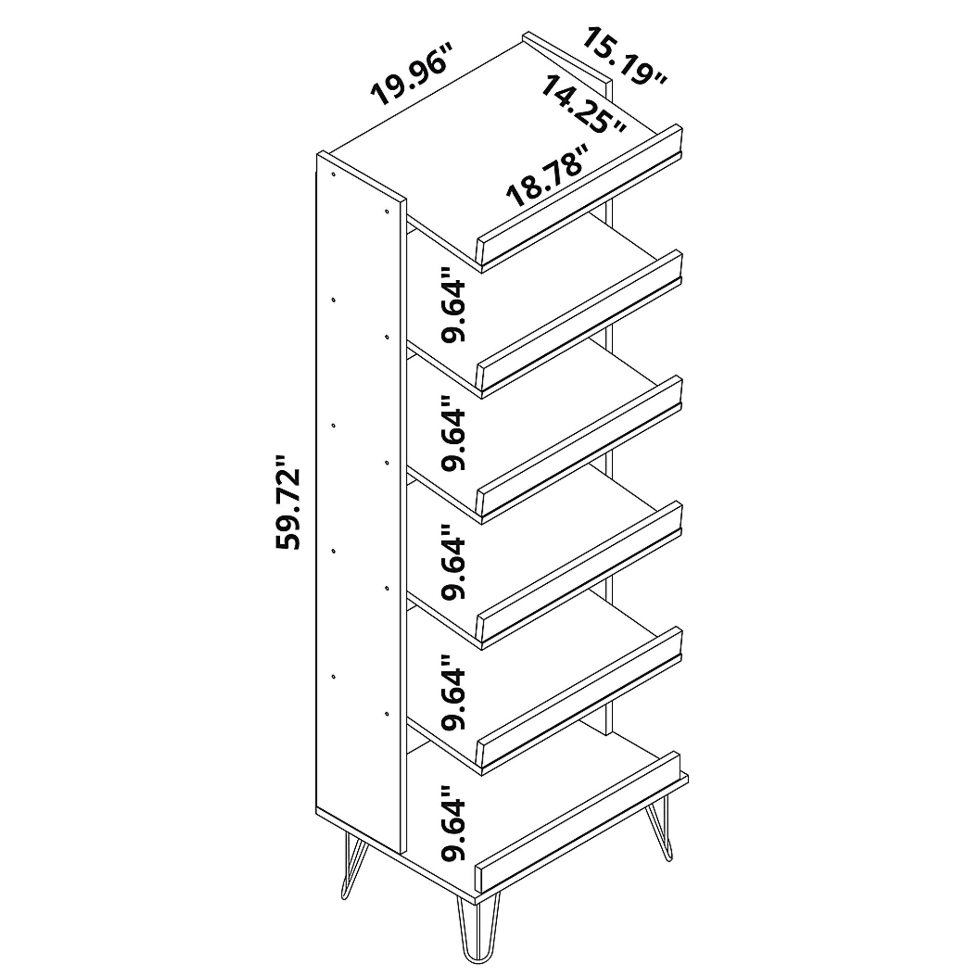 Arkose White 2 Pc Shoe Rack - Image 10