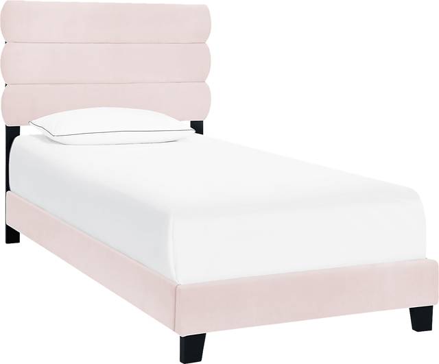 Arkwith Blush Twin Bed - Thumbnail - Image 1