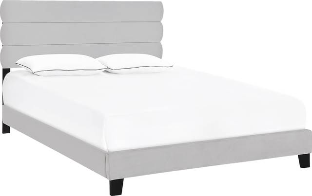 Arkwith Gray Queen Bed - Thumbnail - Image 1