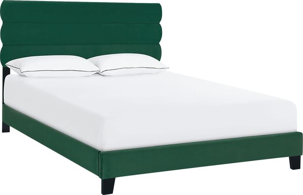 Arkwith Green Queen Bed