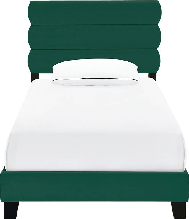 Arkwith Green Twin Bed - Thumbnail - Image 2
