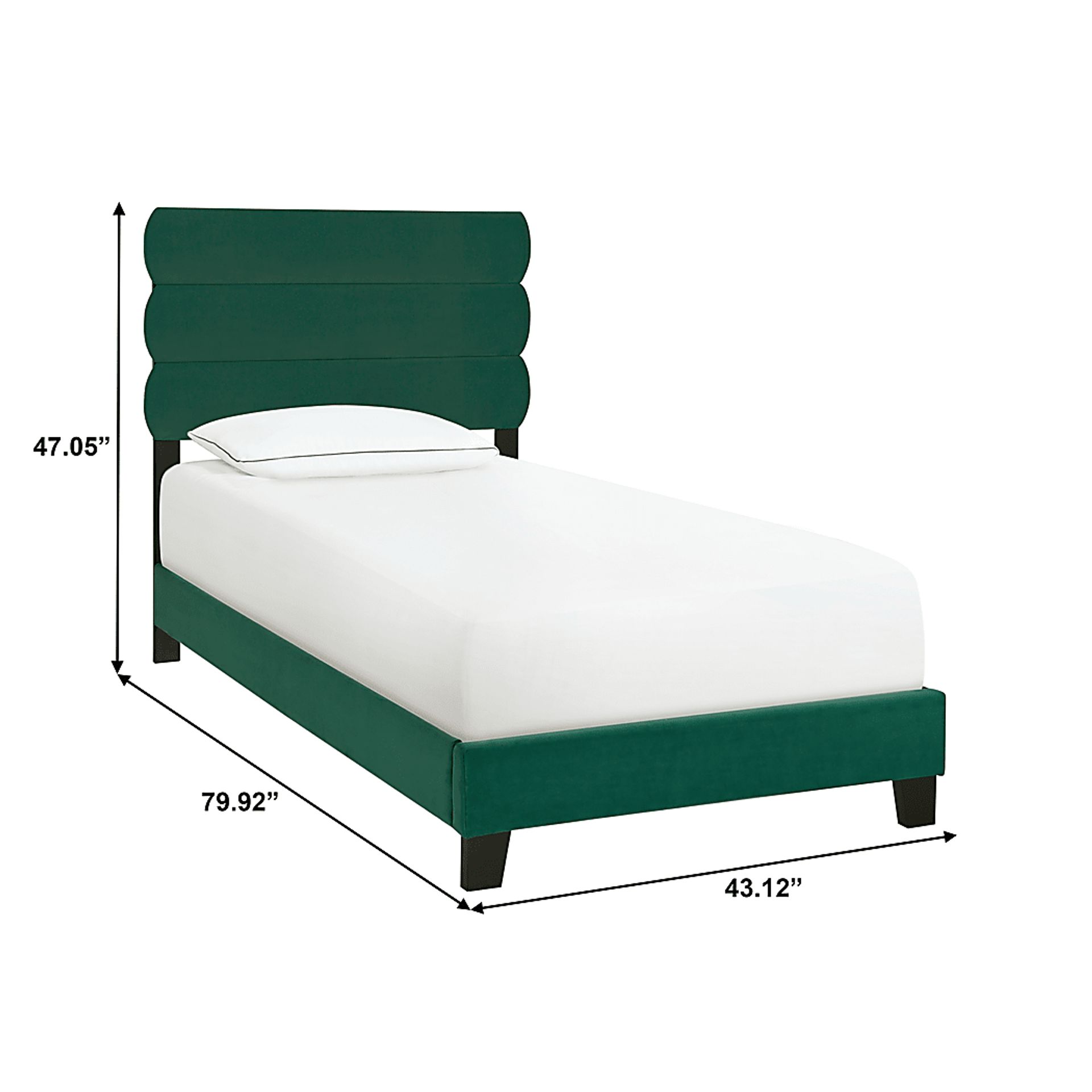 Arkwith Green Twin Bed - Image 8
