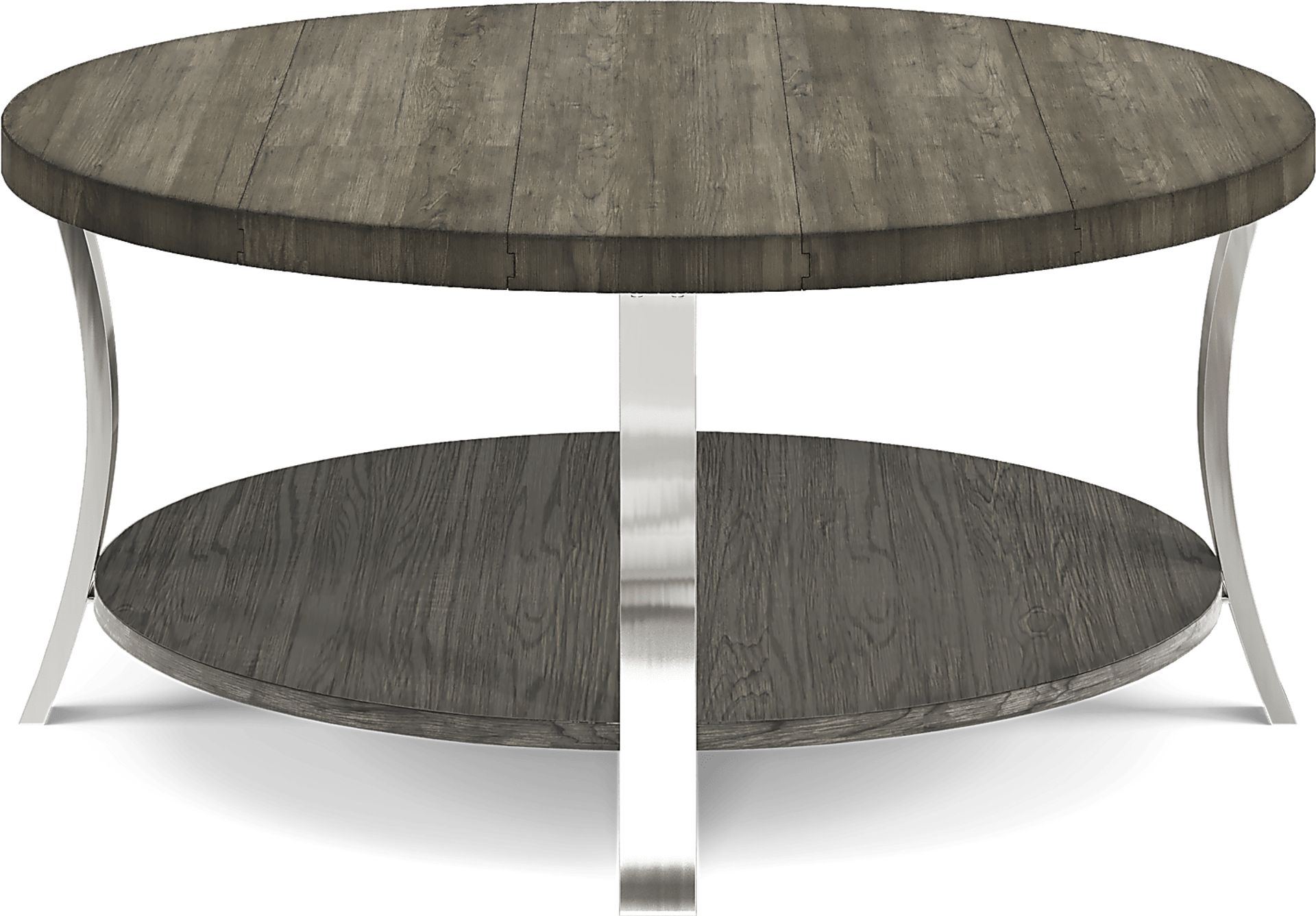 Arland Brown Round Cocktail Table - Image 2