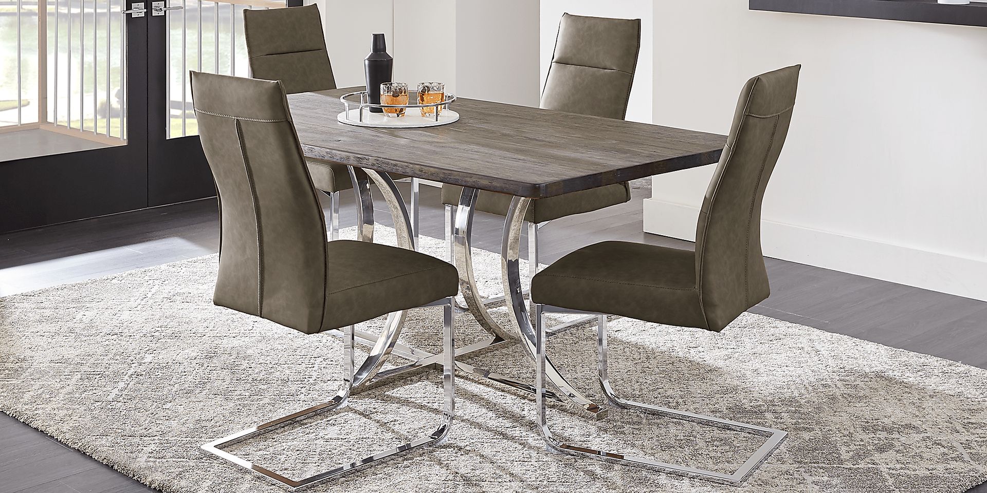 Washington Square Gray Side Chair - Image 2