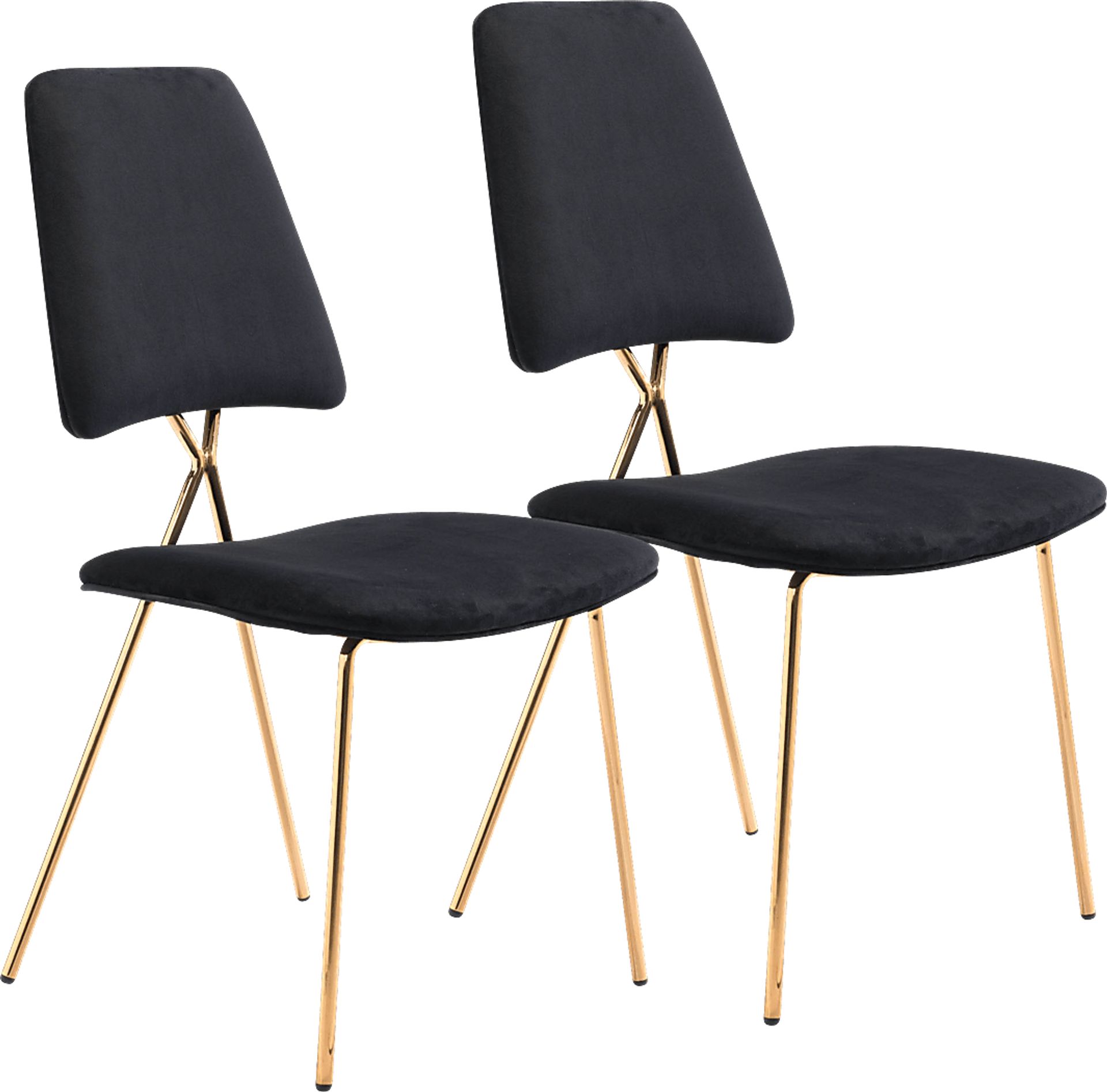 Arledge Black Side Chair, Set of 2 - Image 1