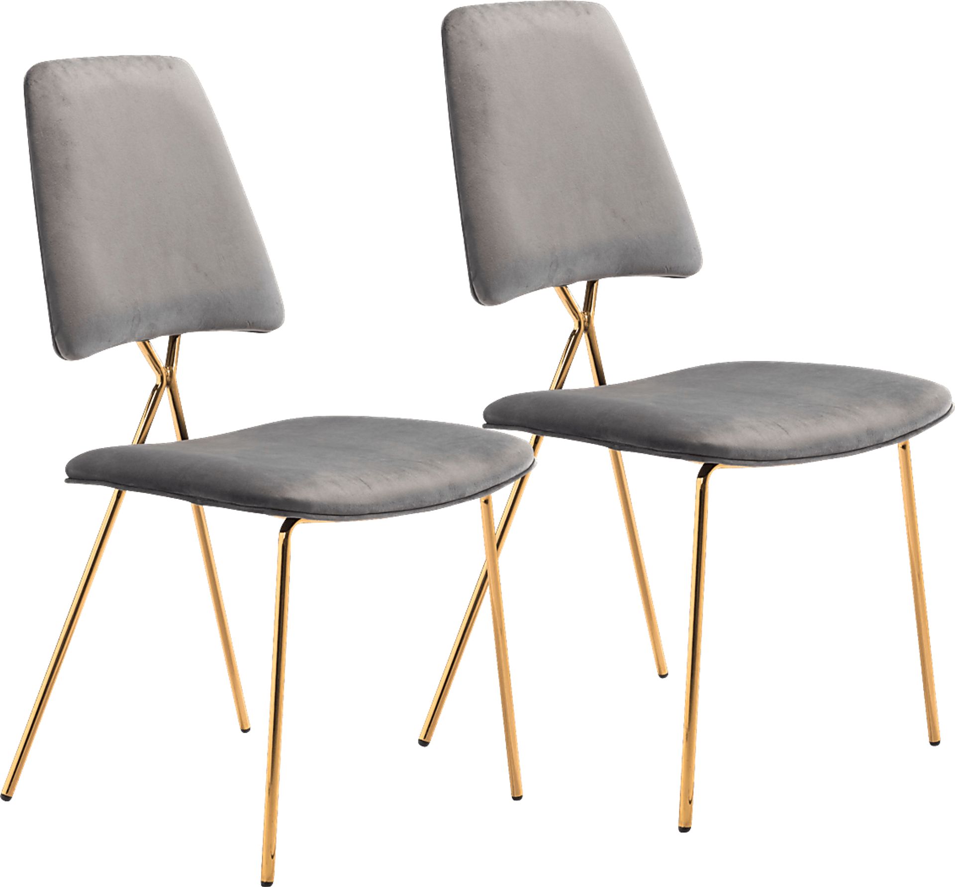 Arledge Gray Side Chair, Set of 2 - Image 1