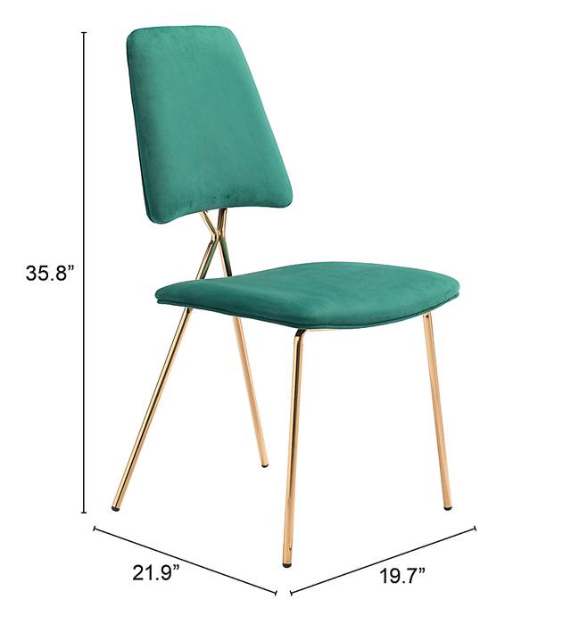 Arledge Green Side Chair, Set of 2 - Thumbnail - Image 8