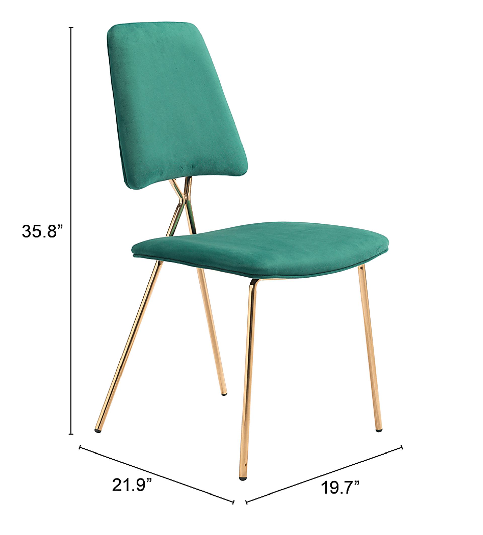 Arledge Green Side Chair, Set of 2 - Image 8