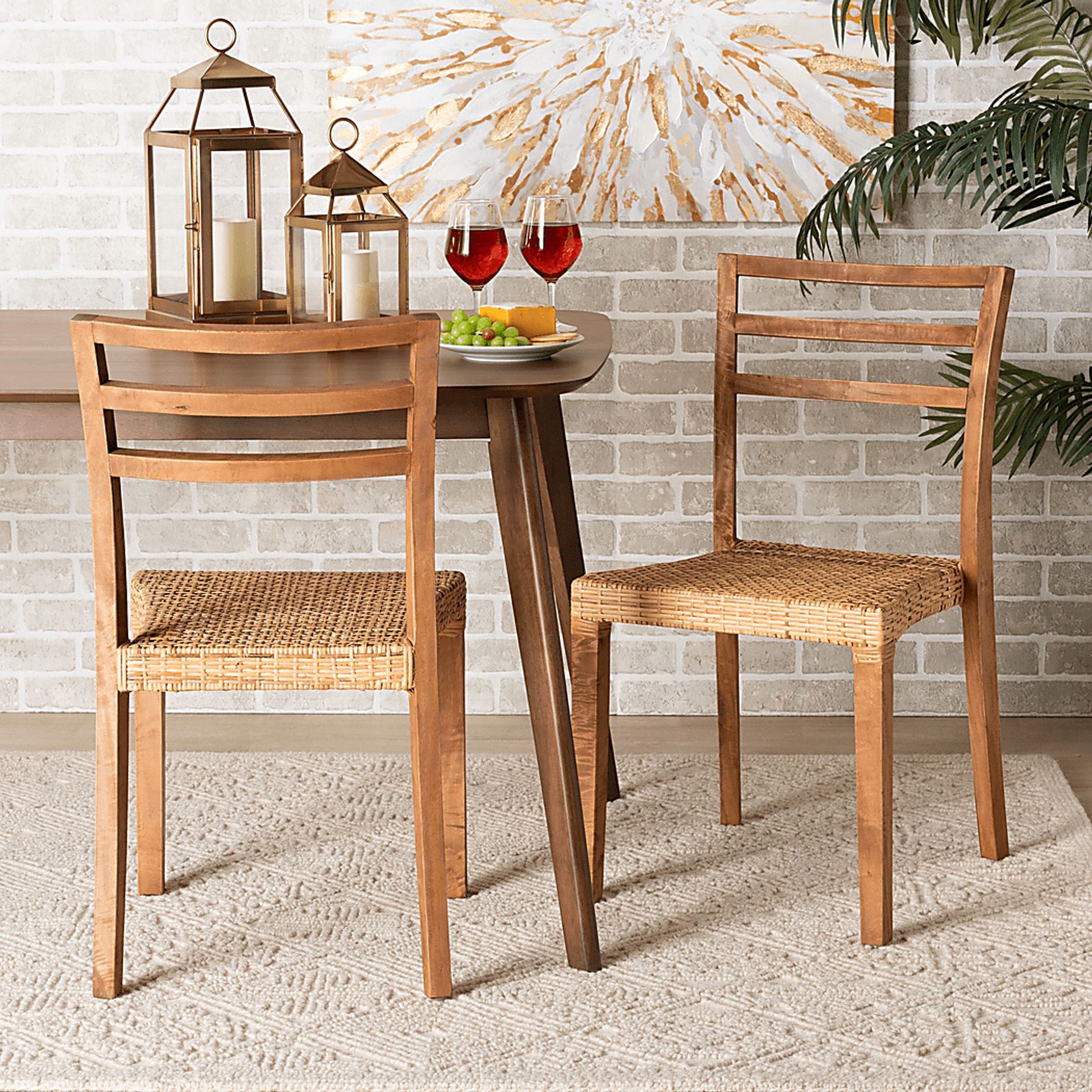 Arlera Brown Side Chair, Set of 2 - Image 2
