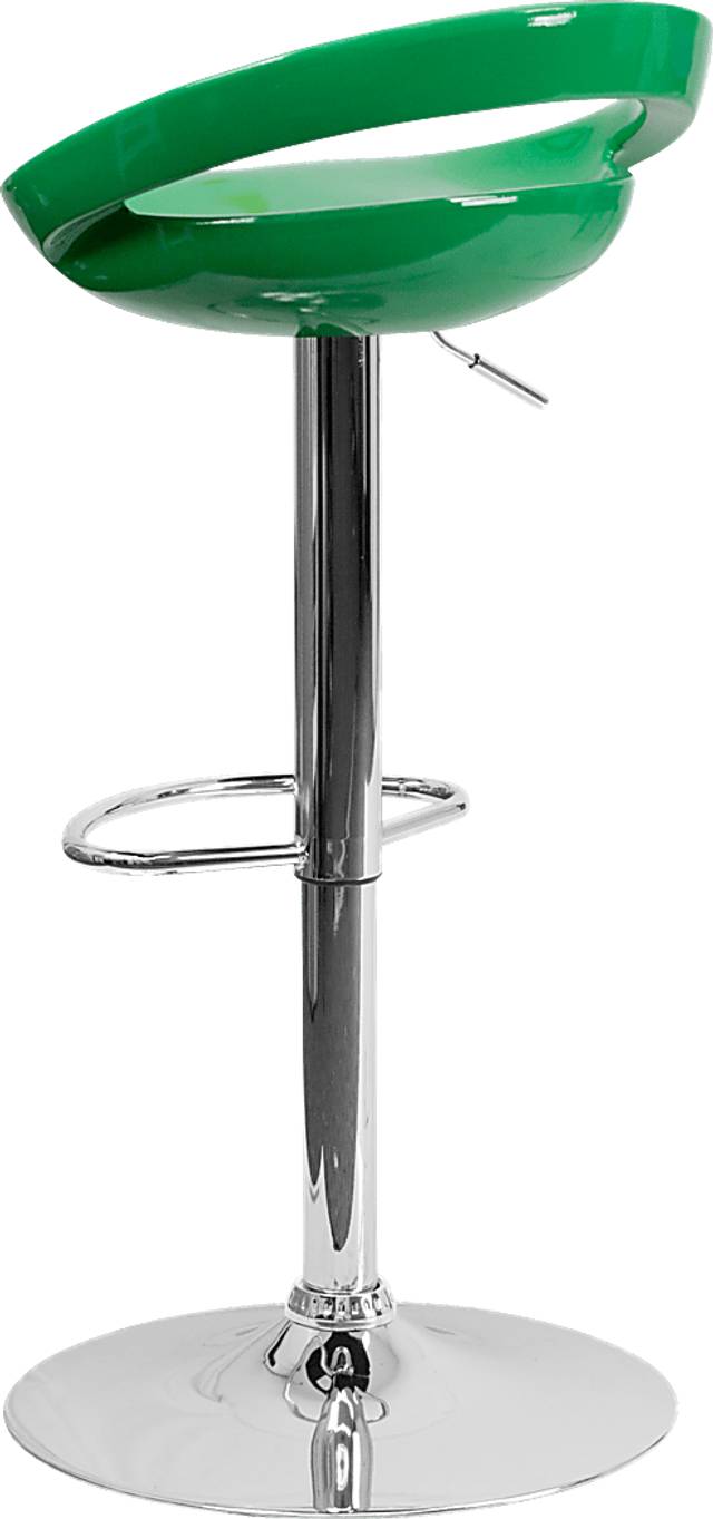 Arley Green Adjustable Swivel Barstool - Thumbnail - Image 4