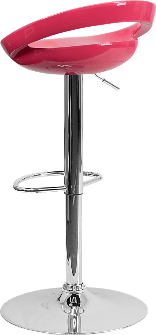Arley Pink Adjustable Swivel Barstool - Thumbnail - Image 4