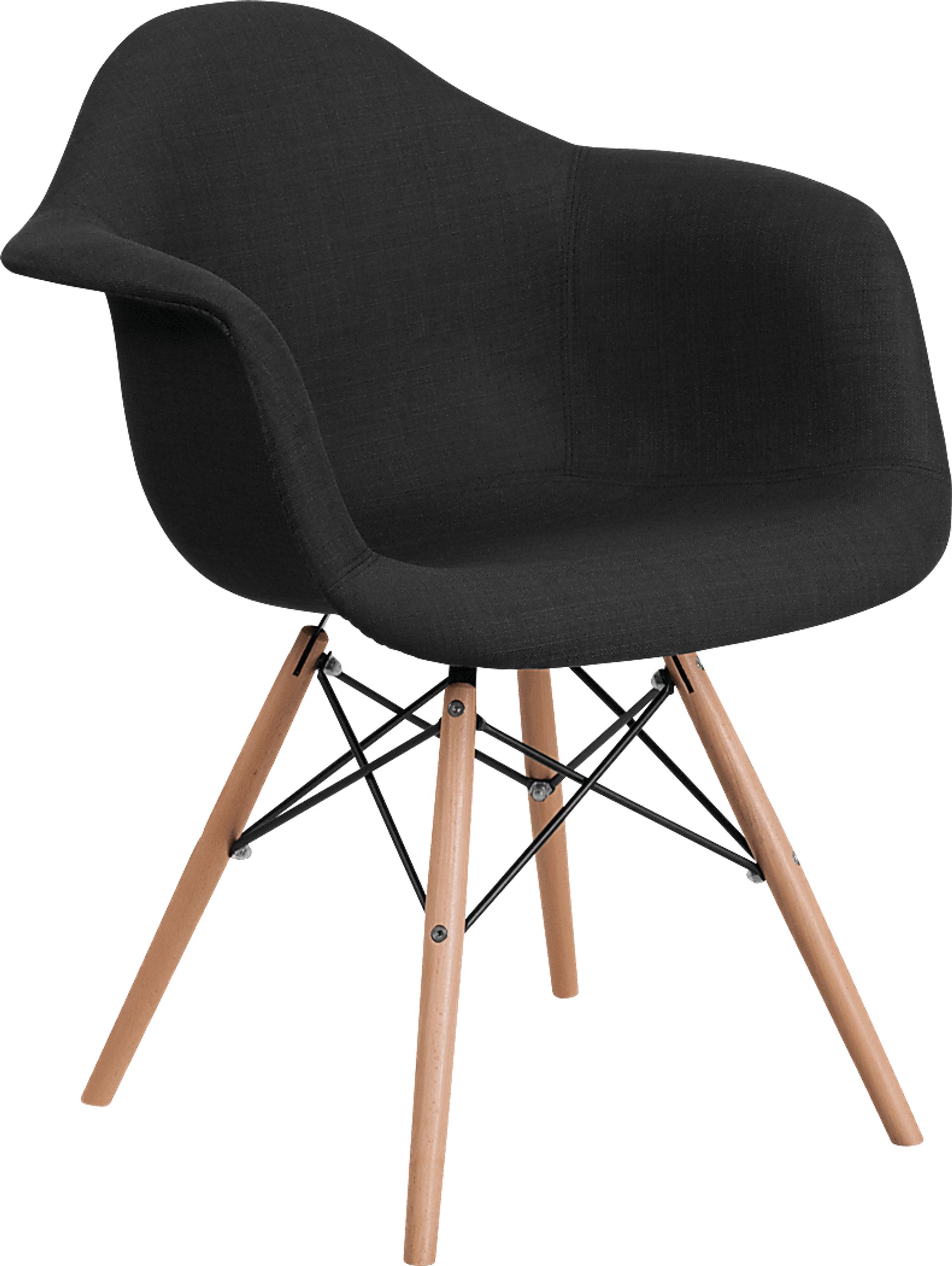 Arlingford Black Accent Chair - Image 1