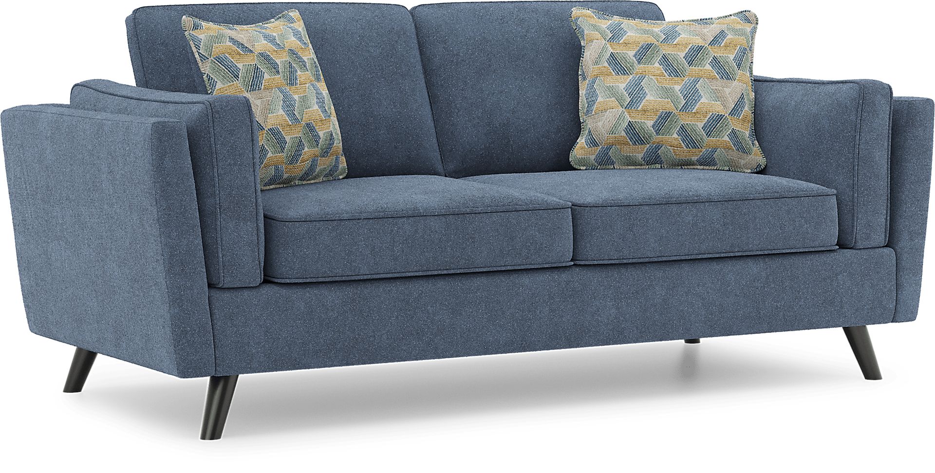 Arlington Denim 8 Pc Living Room with Gel Foam Sleeper Sofa - Image 6
