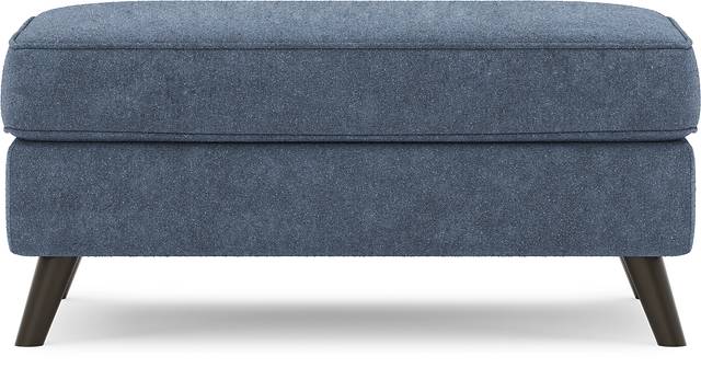 Arlington Denim Ottoman - Thumbnail - Image 2