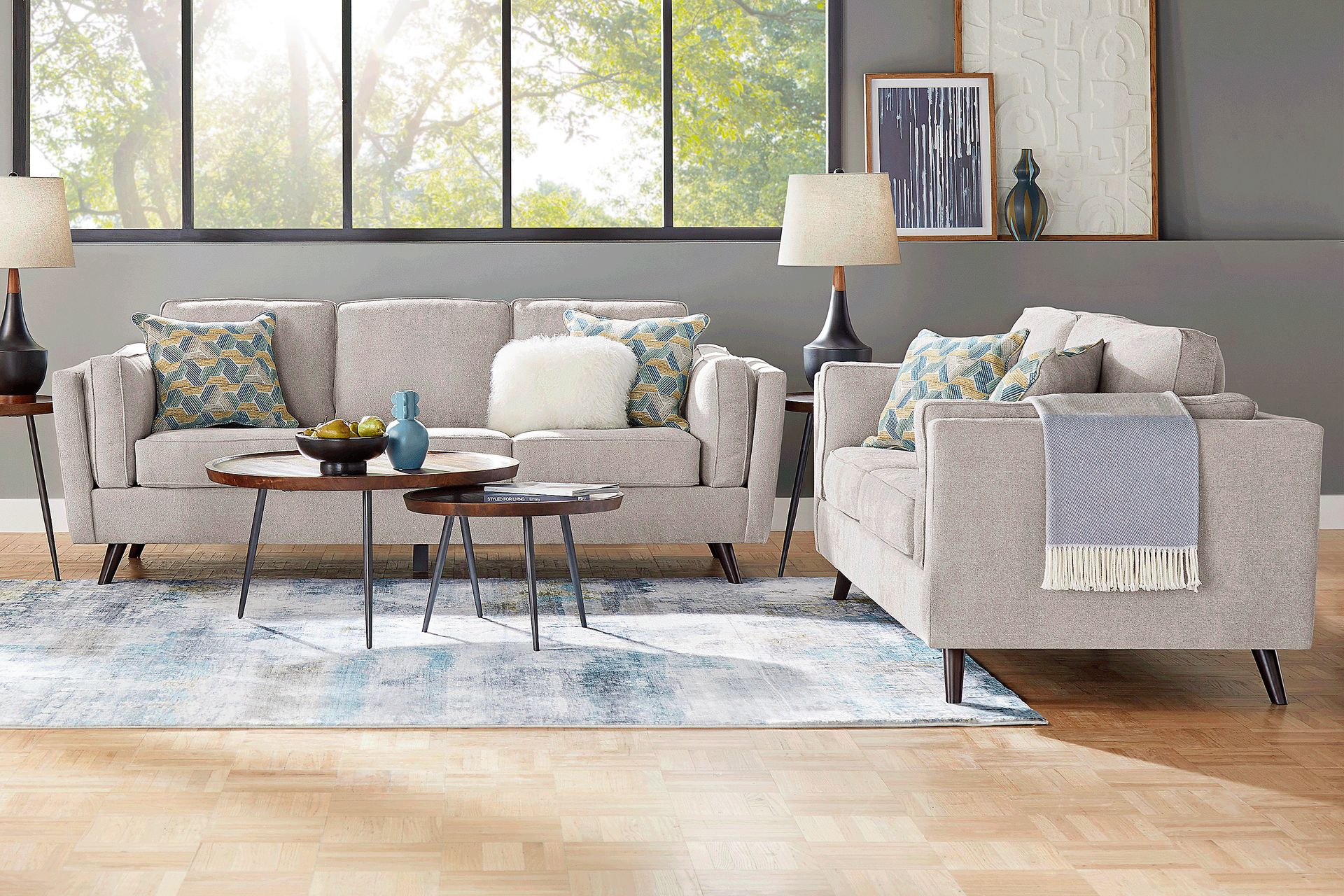 Arlington Platinum 7 Pc Living Room - Image 1