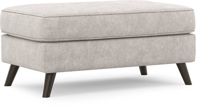Arlington Platinum Ottoman - Thumbnail - Image 1