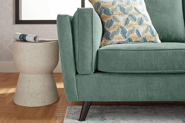 Arlington Seafoam Loveseat - Thumbnail - Image 4