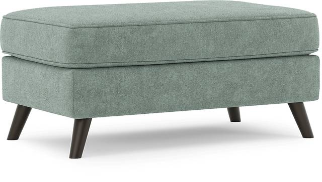 Arlington Seafoam Ottoman - Thumbnail - Image 1