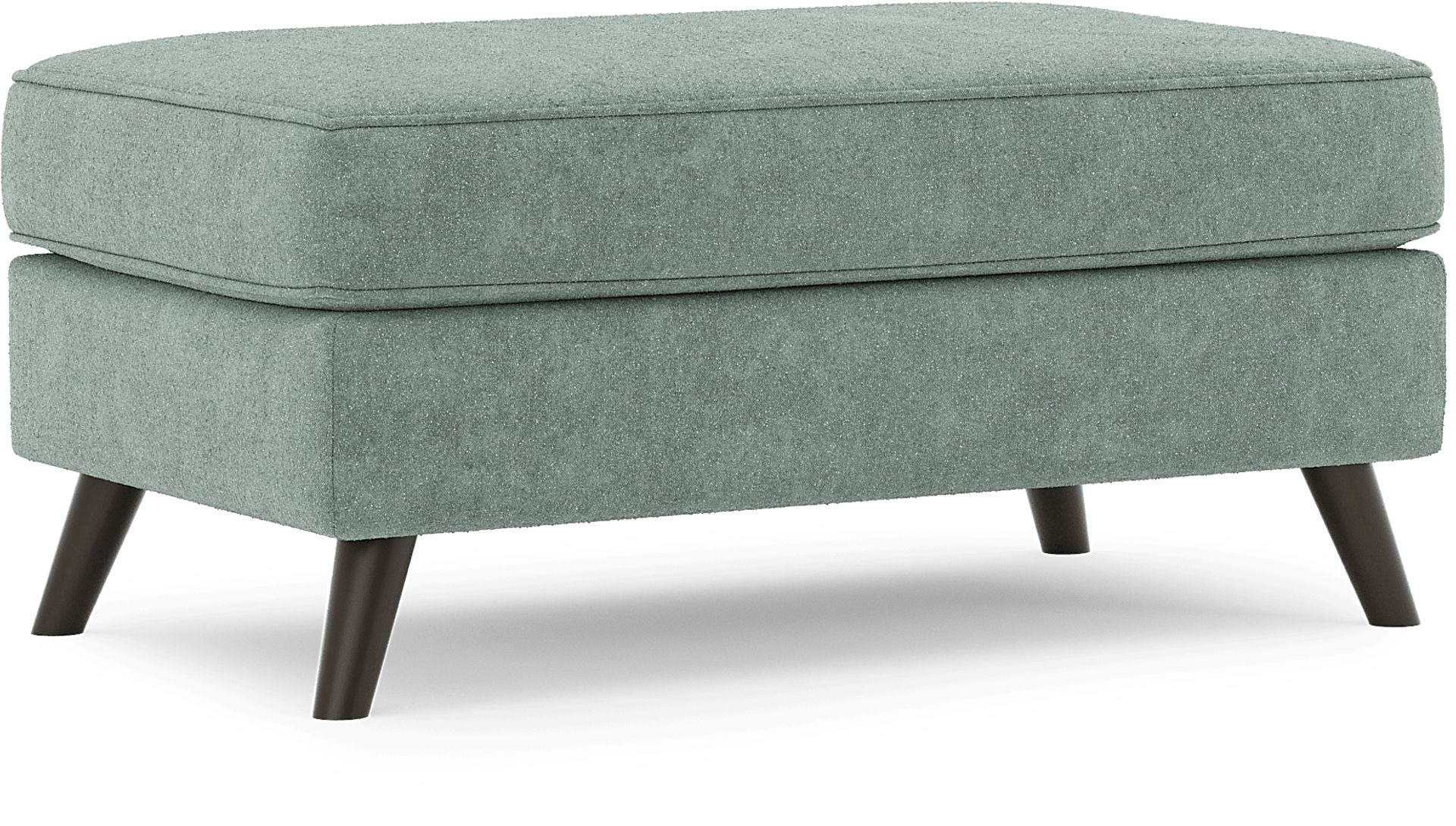 Arlington Seafoam Ottoman - Image 1