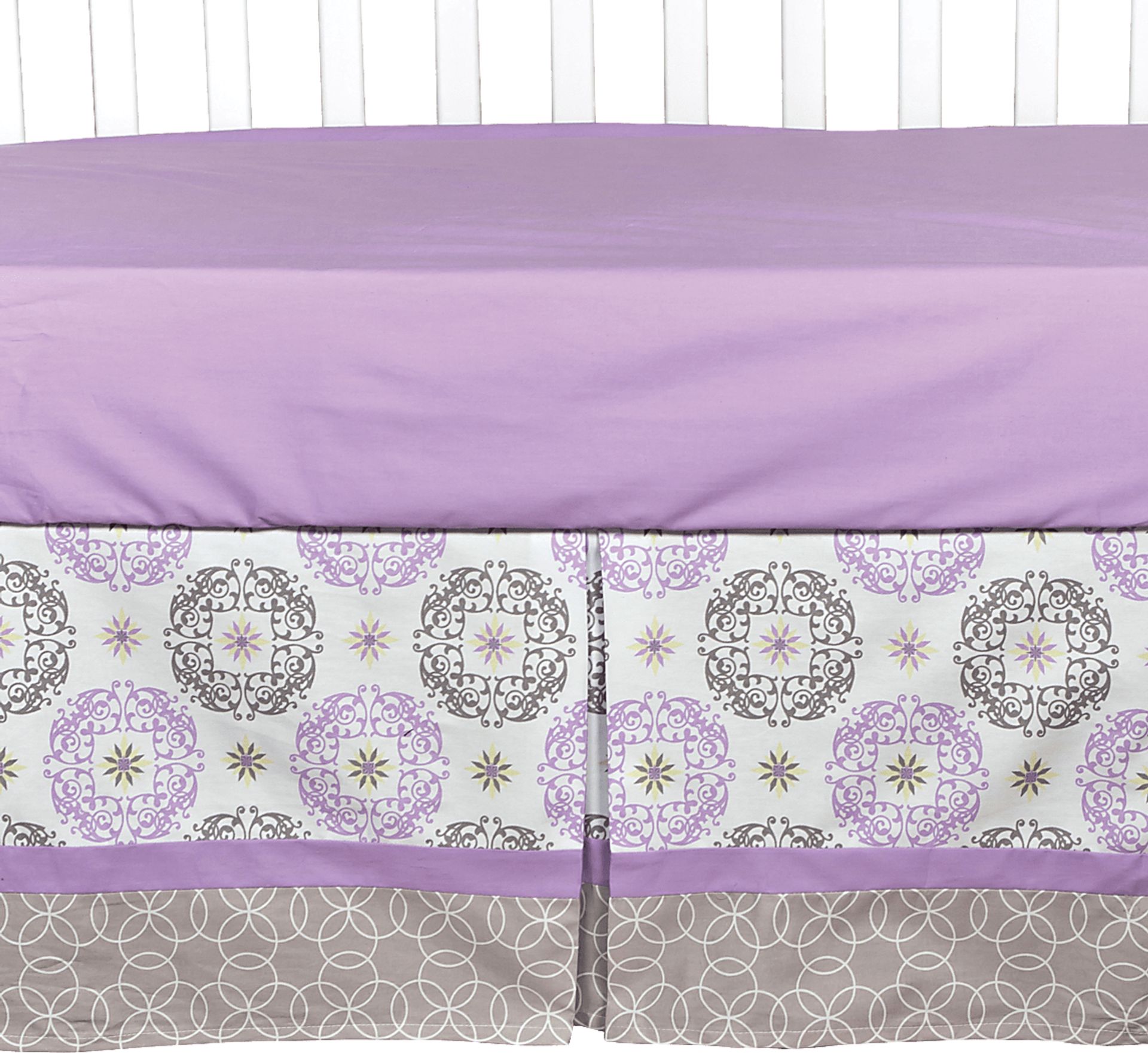 Arlisa Lilac 3 Pc Baby Bedding Set - Image 5