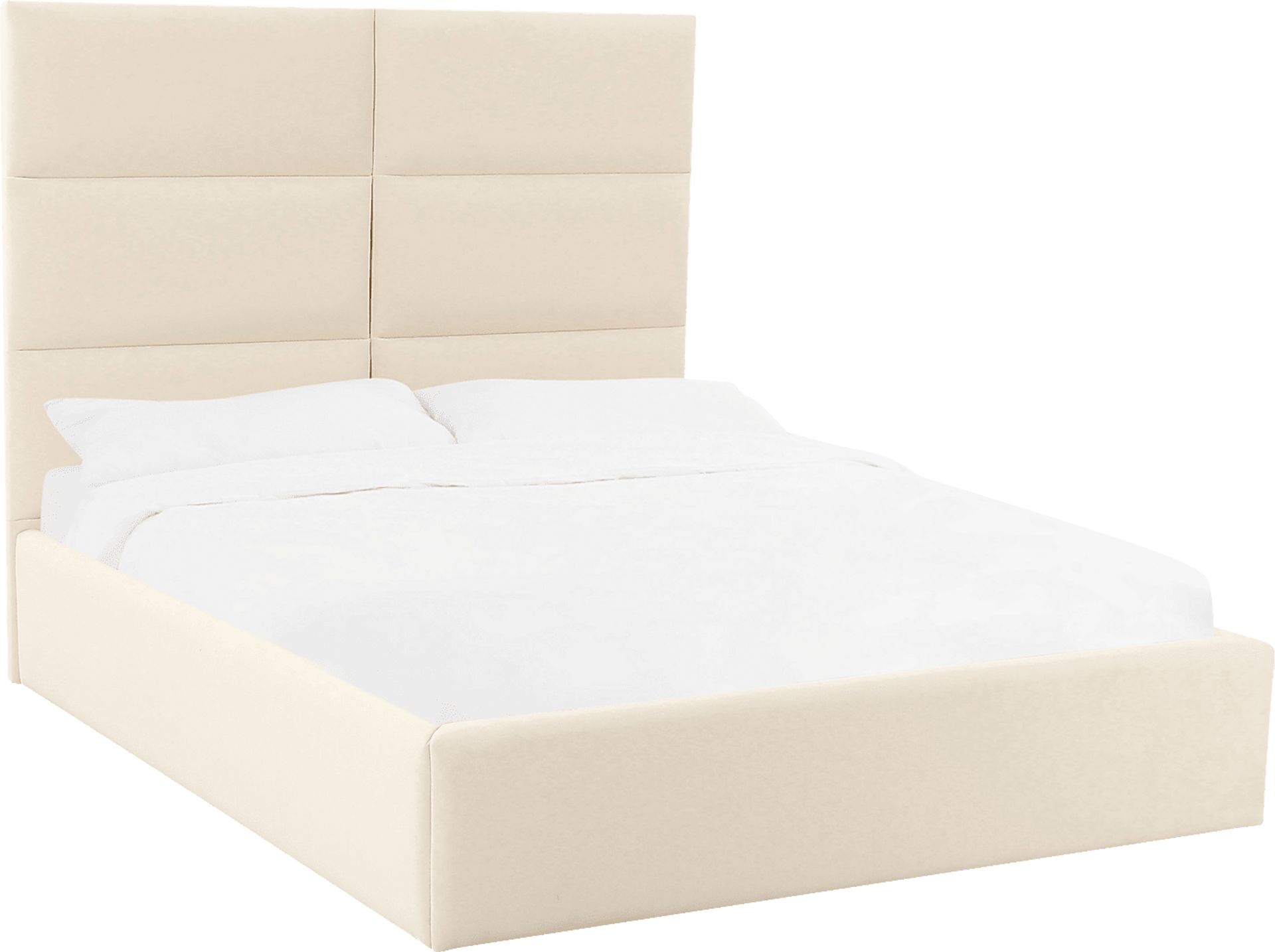Arliss Cream Queen Bed - Image 1