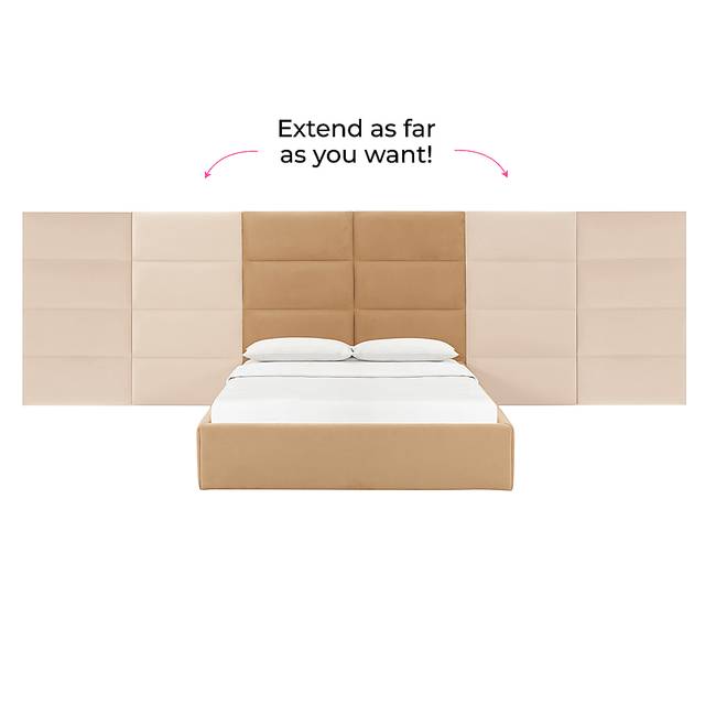 Arliss Yellow Queen Bed with Wings - Thumbnail - Image 5