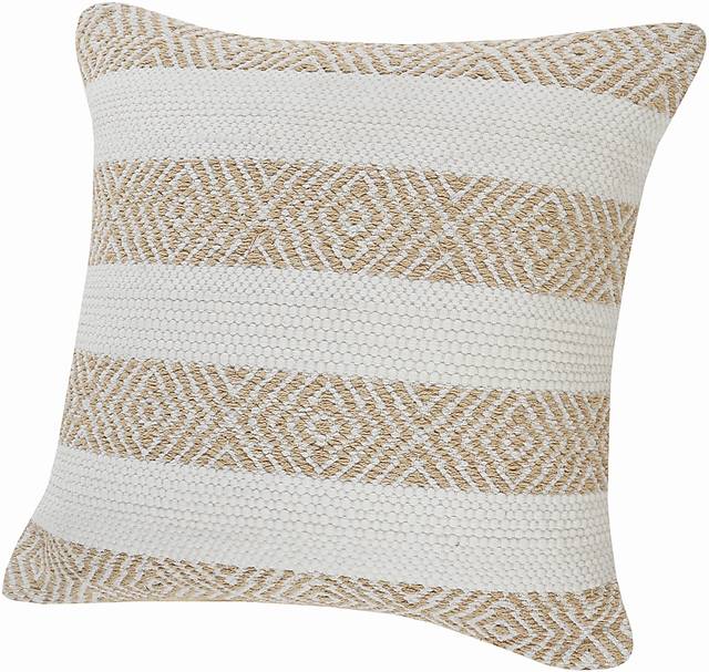 Arlona Beige Throw Pillow - Thumbnail - Image 4