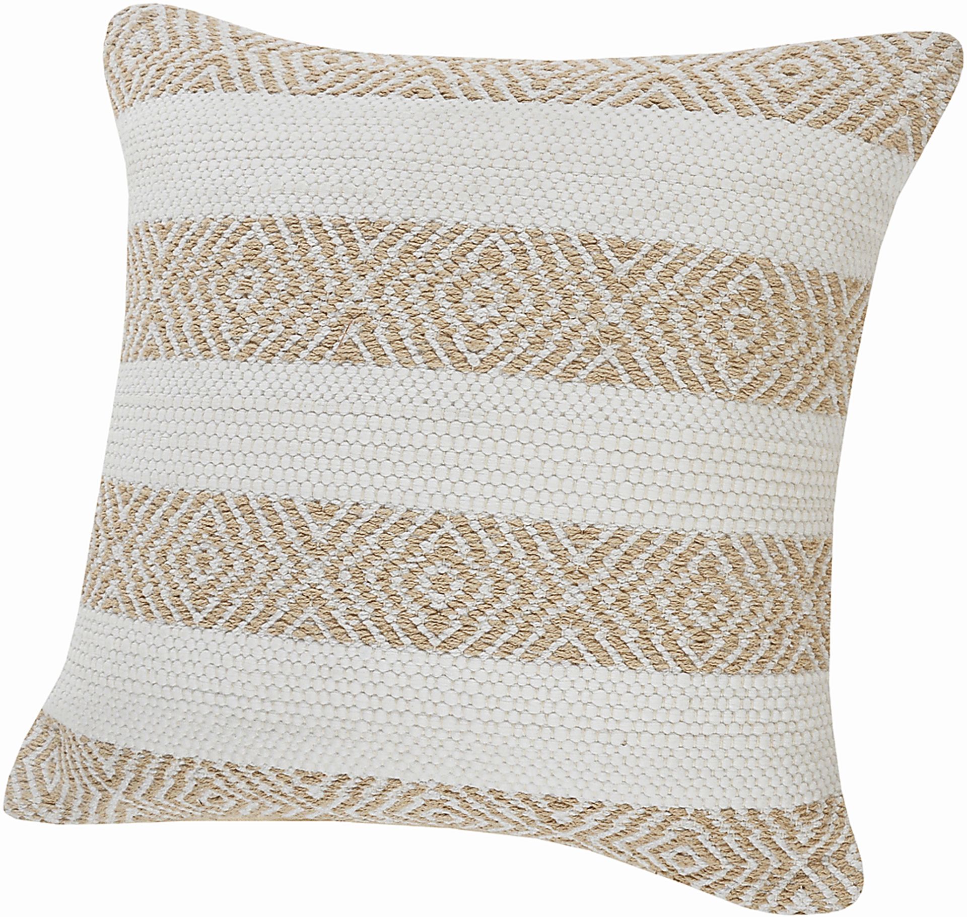 Arlona Beige Throw Pillow - Image 4
