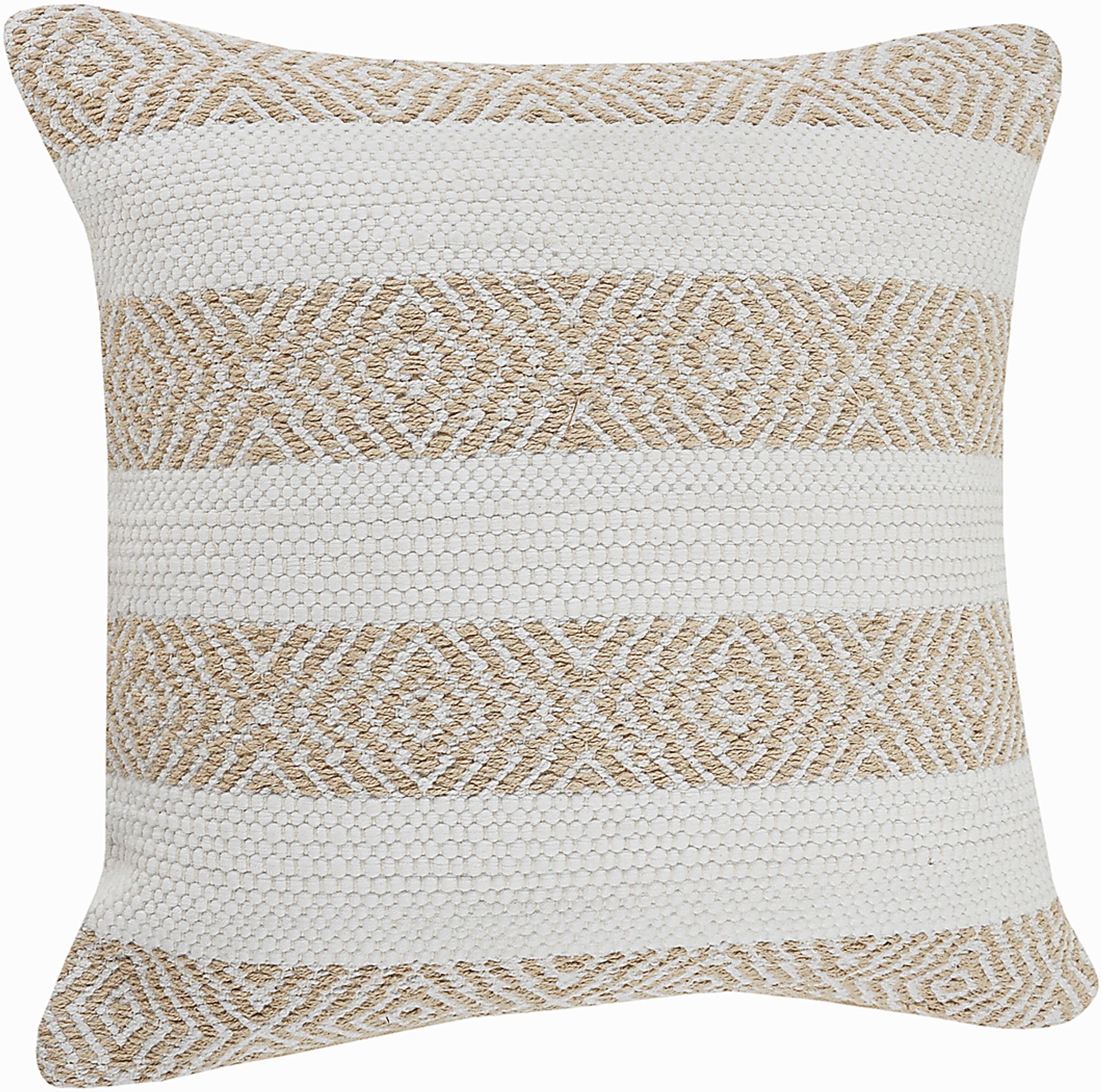 Arlona Beige Throw Pillow - Image 5