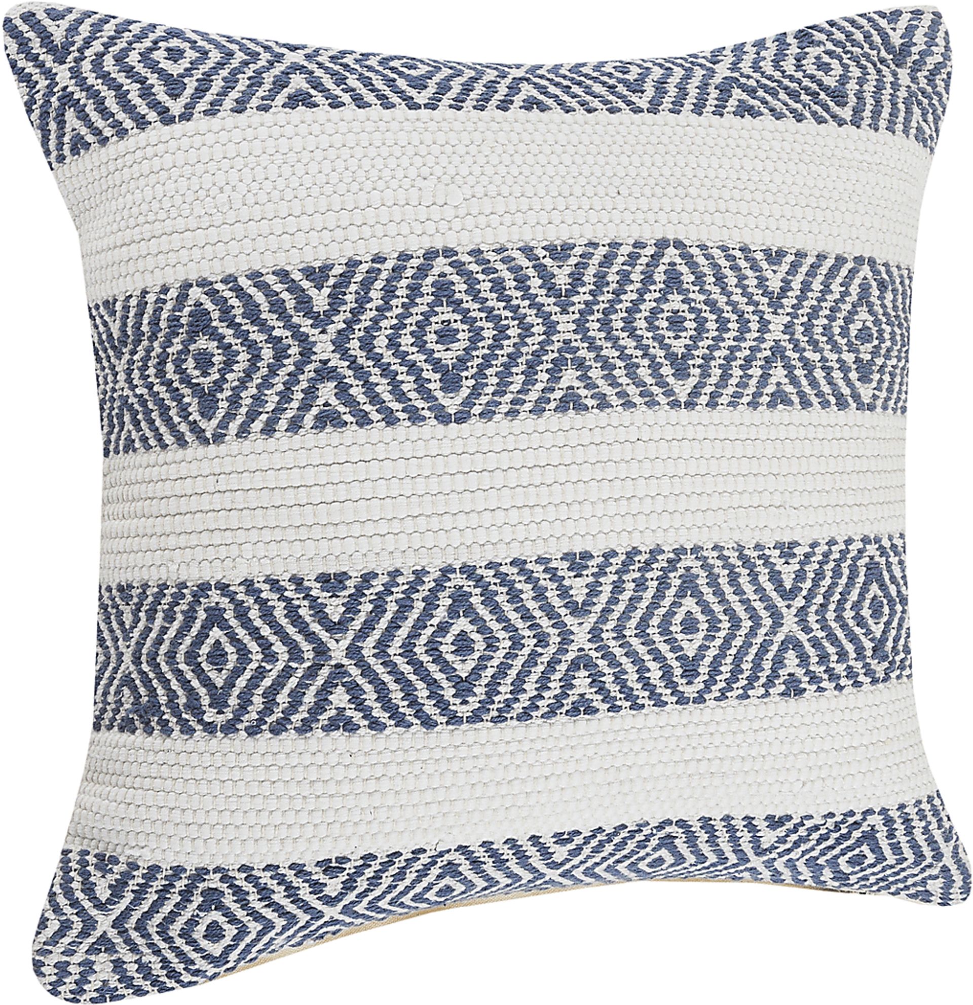Arlona Blue Throw Pillow - Image 4