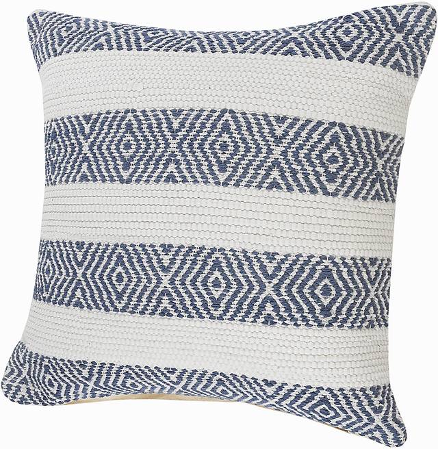 Arlona Blue Throw Pillow - Thumbnail - Image 5